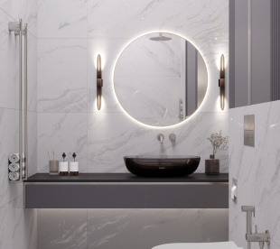 Керамогранит Laparet Solo Argento серый мат. глянц. чернила рект. (60х119,5) арт. LP6012G0571R Матовая (sugar эффект)